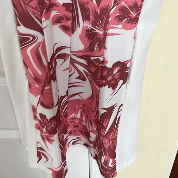J.Lindeberg white pink floral dress brand new with tags size large - Picture 3 of 5